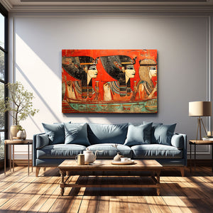 Red Egyptian Art