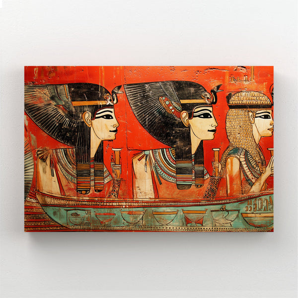 Red Egyptian Art