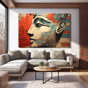 Red Egyptian Artwork