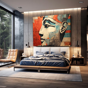 Red Egyptian Artwork
