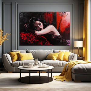 Red Erotic Wall Art