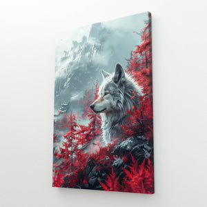 Red Eyes Wall Art Wolf  | MusaArtGallery™