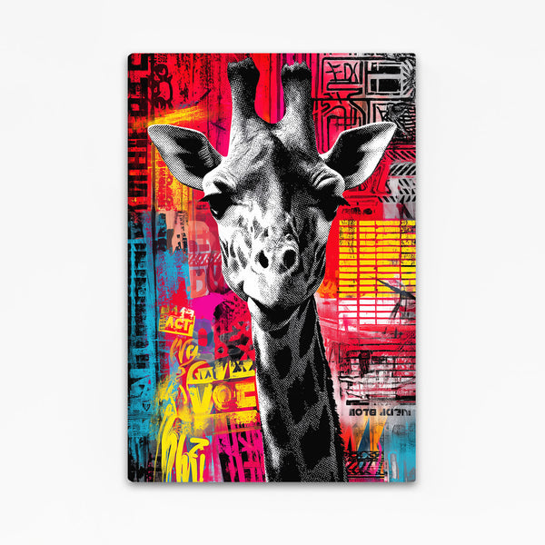 Red Giraffe Art