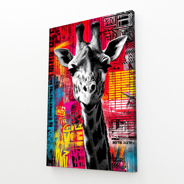 Red Giraffe Art