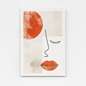 Red Lips Boho Wall Art | MusaArtGallery™