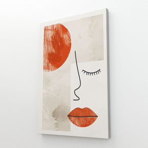 Red Lips Boho Wall Art | MusaArtGallery™