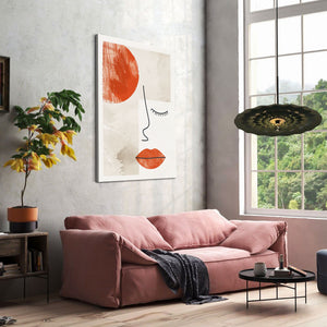 Red Lips Boho Wall Art | MusaArtGallery™