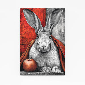 Red Rabbit Wall Decor