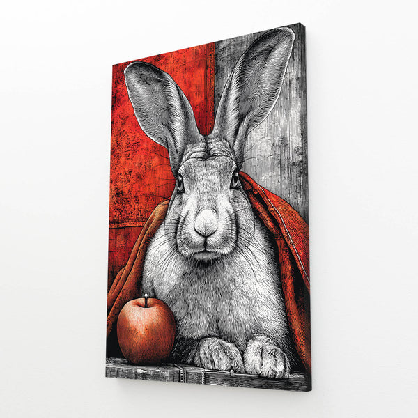 Red Rabbit Wall Decor