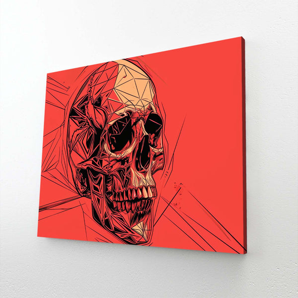 Red Skull Wall Art | MusaArtGallery™