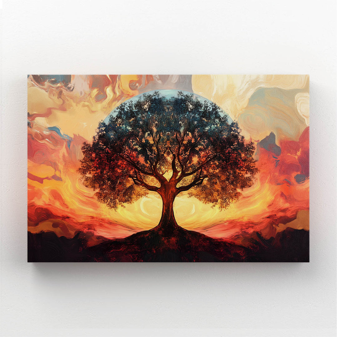 Redish Tree Of Life Wall Art