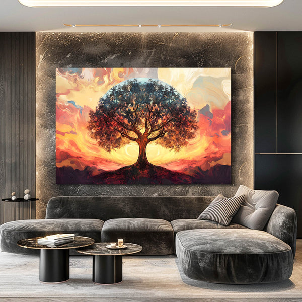 Redish Tree Of Life Wall Art