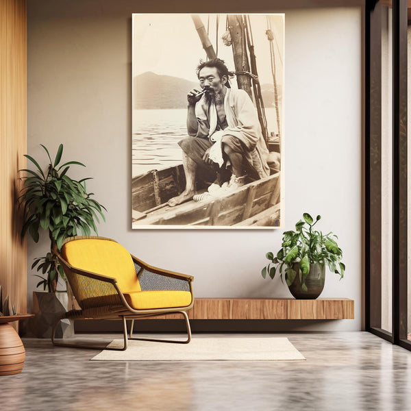 Reflective Sailor Cool Wall Art | MusaArtGallery™