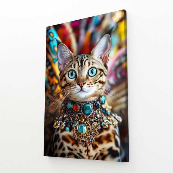 Regal Bengal Cat Art | MusaArtGallery™