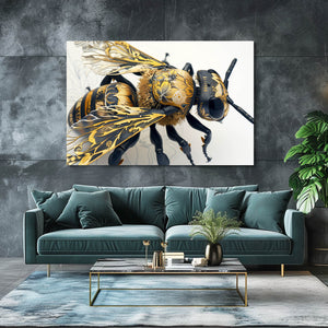 Regal Elegance Bee Art | MusaArtGallery™
