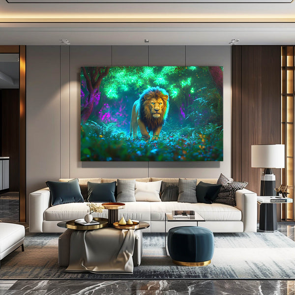 Regal King Lion Wall Art | MusaArtGallery™