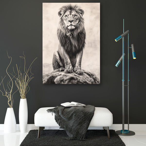 Regal Lion Wall Art | MusaArtGallery™