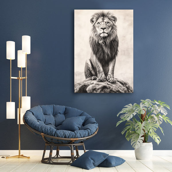 Regal Lion Wall Art | MusaArtGallery™