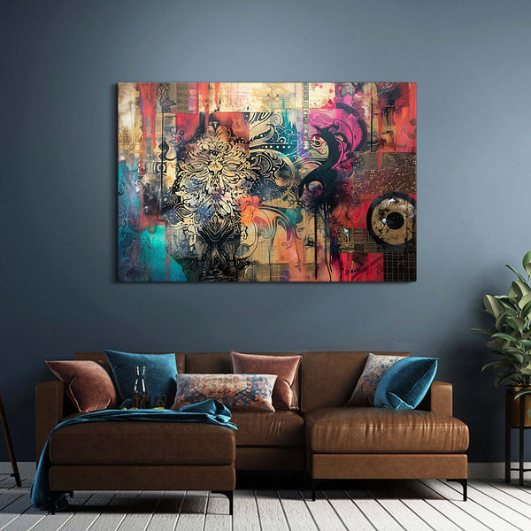 Regal Tapestry Abstract Art | MusaArtGallery™