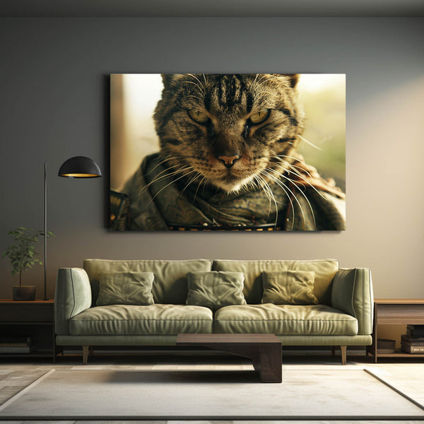 Regal Warrior Cat Art | MusaArtGallery™