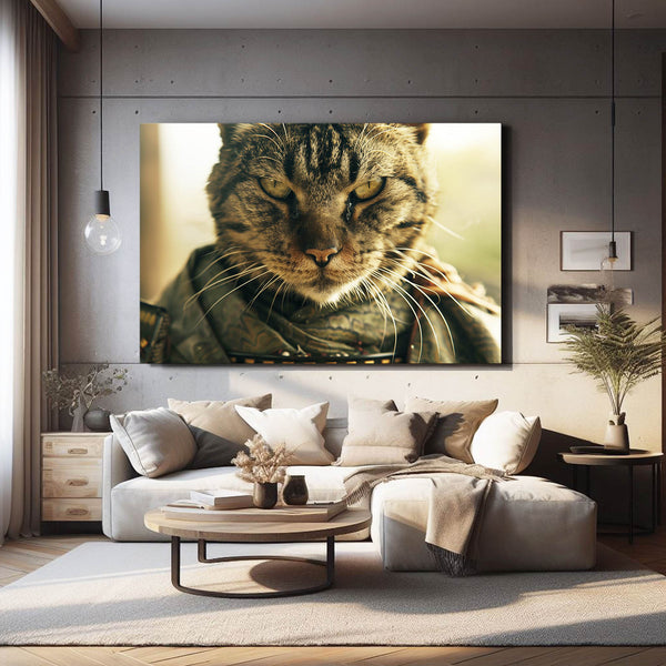 Regal Warrior Cat Art | MusaArtGallery™