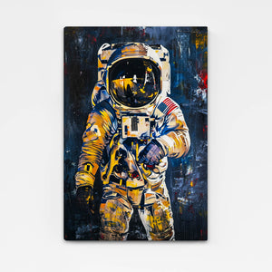 Retro Astronaut Canvas Art | MusaArtGallery™