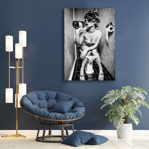 Retro Bathroom Wall Art | MusaArtGallery™