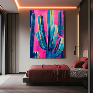 Retro Cactus Art