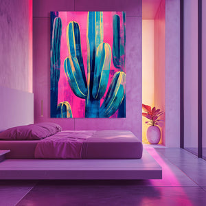 Retro Cactus Art