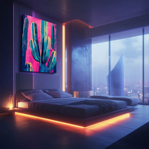 Retro Cactus Art