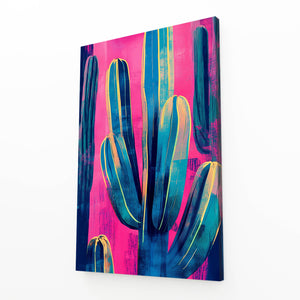 Retro Cactus Art