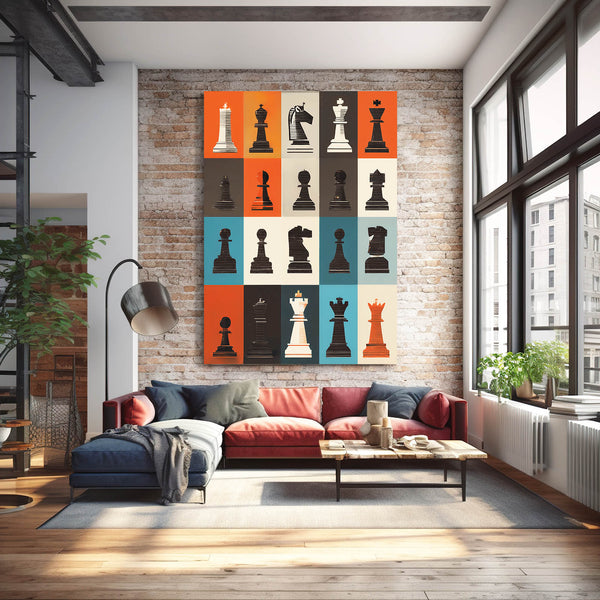 Retro Chess Art