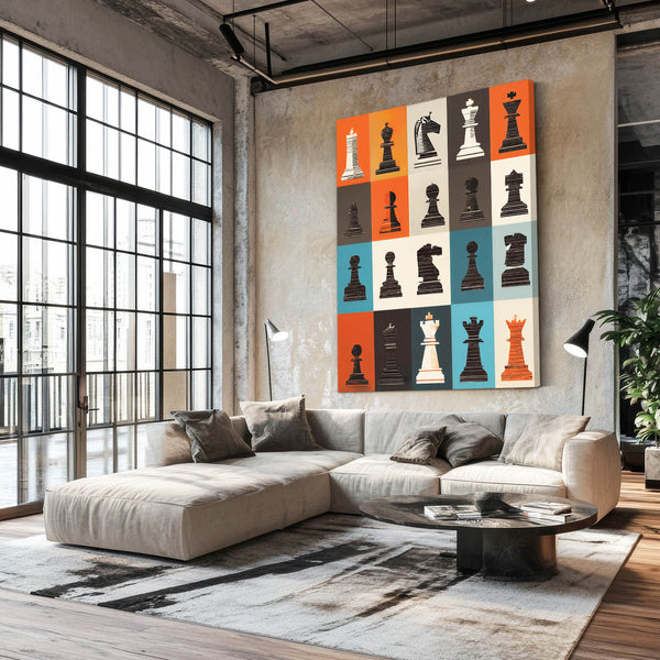 Retro Chess Art