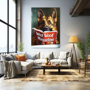 Retro Dog Art