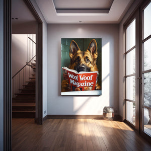 Retro Dog Art