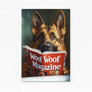 Retro Dog Art