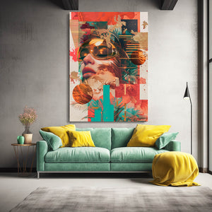 Retro Glam Mexican Wall Art | MusaArtGallery™