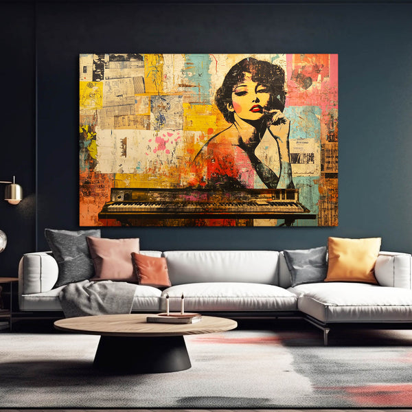 Retro Melody Cool Wall Art | MusaArtGallery™