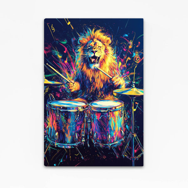 Rhythmic Lion Wall Art | MusaArtGallery™