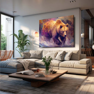 River Bear Wall Art