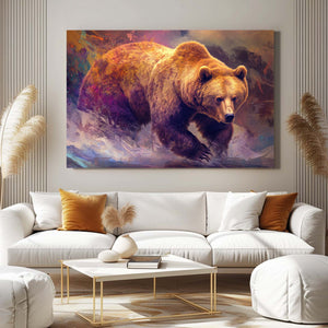 River Bear Wall Art