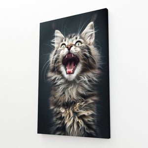 Roaring Majesty Cat Art | MusaArtGallery™