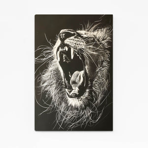 Roaring Majesty Lion Wall Art | MusaArtGallery™