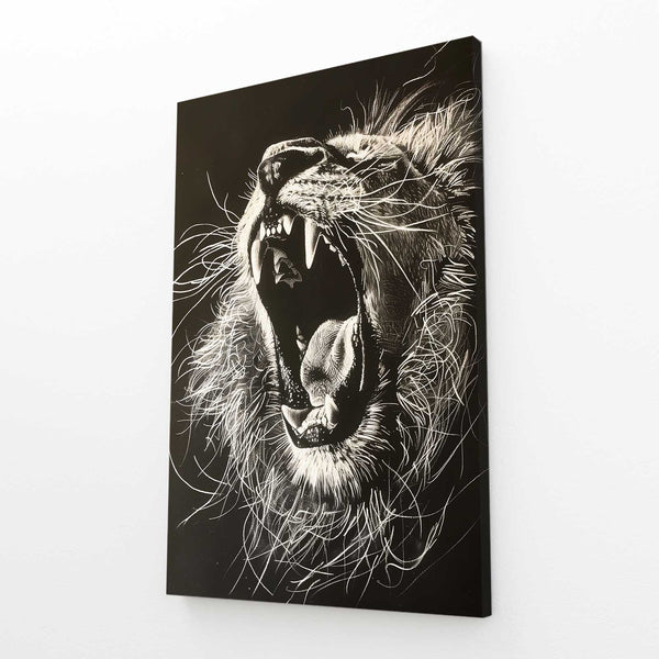 Roaring Majesty Lion Wall Art | MusaArtGallery™