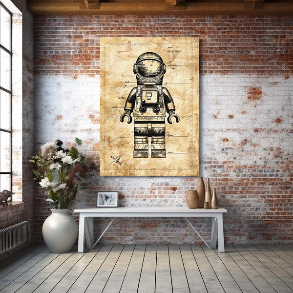 Robot Astronaut Art | MusaArtGallery™