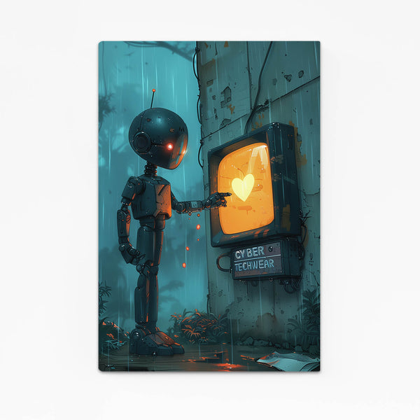 Robot Love Cyberpunk Art | MusaArtGallery™