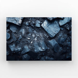 Rocks Black Wall Art