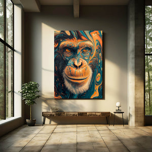 Room Decor Monkey Art