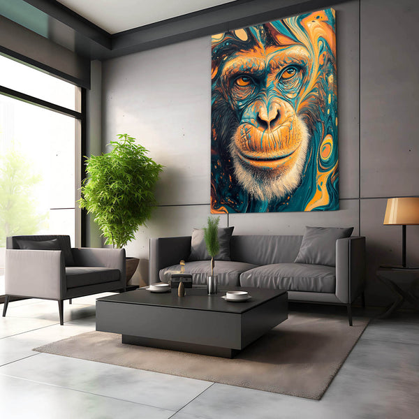 Room Decor Monkey Art