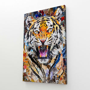 Rorer Tiger Canvas Wall Art  | MusaArtGallery™